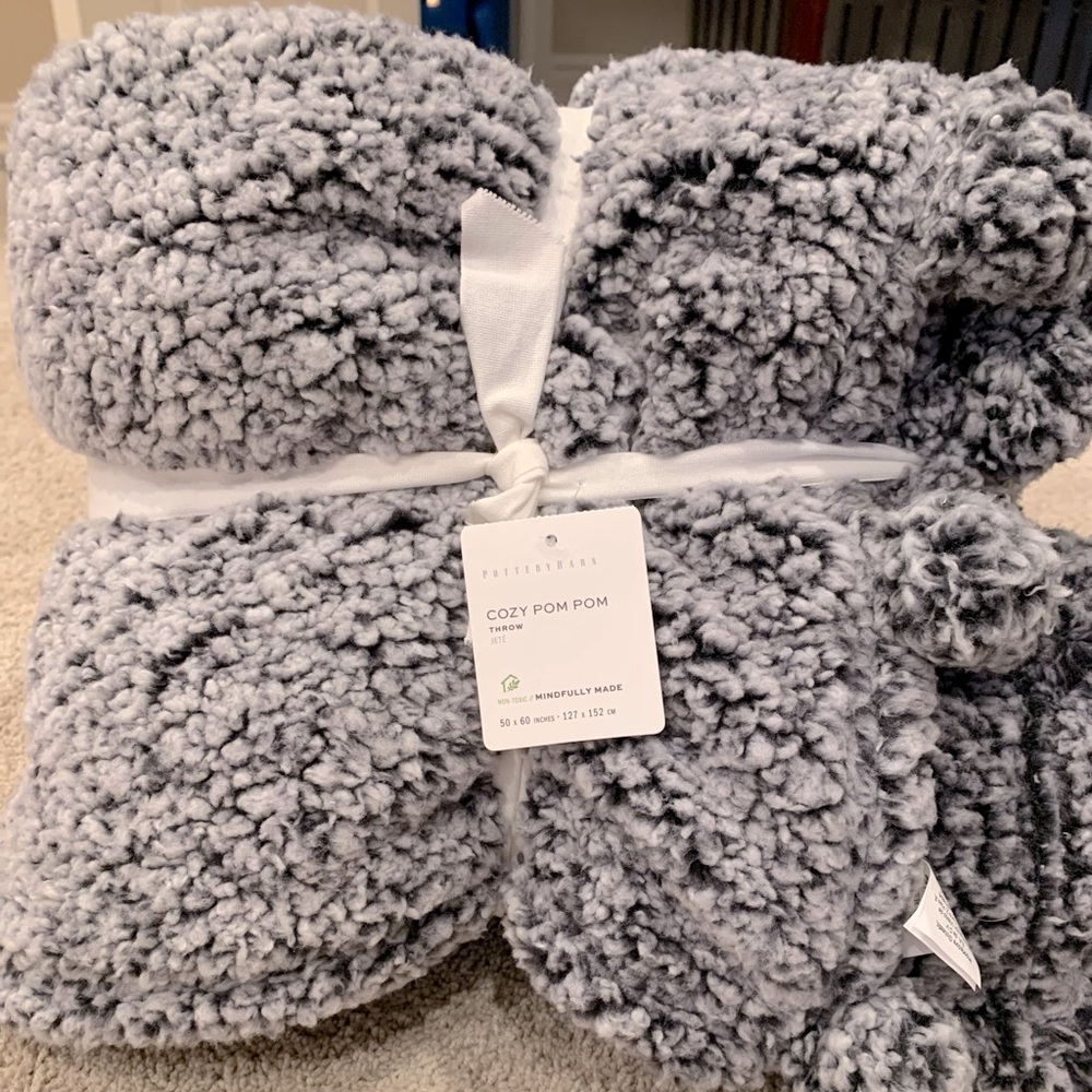 Pottery Barn Pom Pom Throw